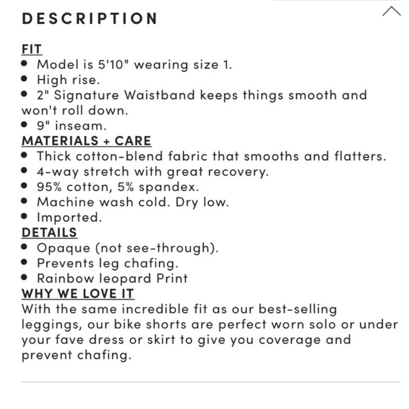 Torrid rainbow leopard bike shorts. Torrid ssize 3X. - Picture 5 of 5